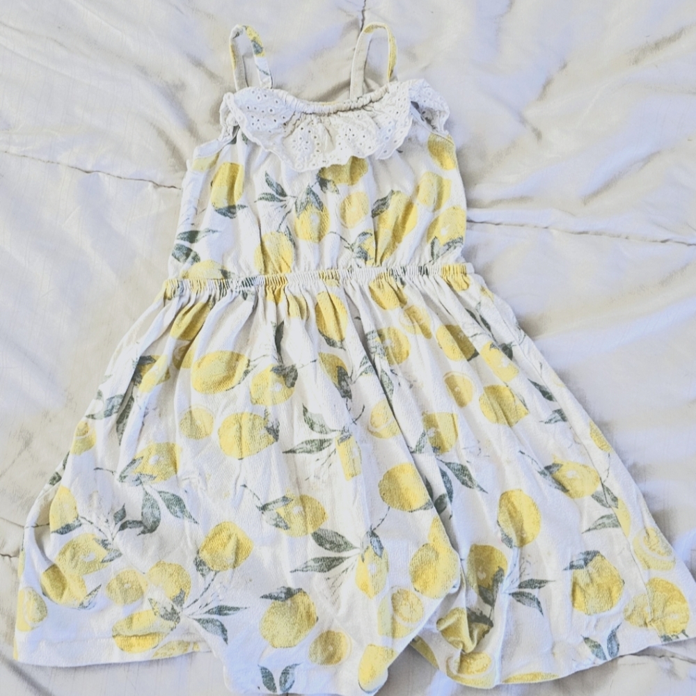 Lemon dress 4t